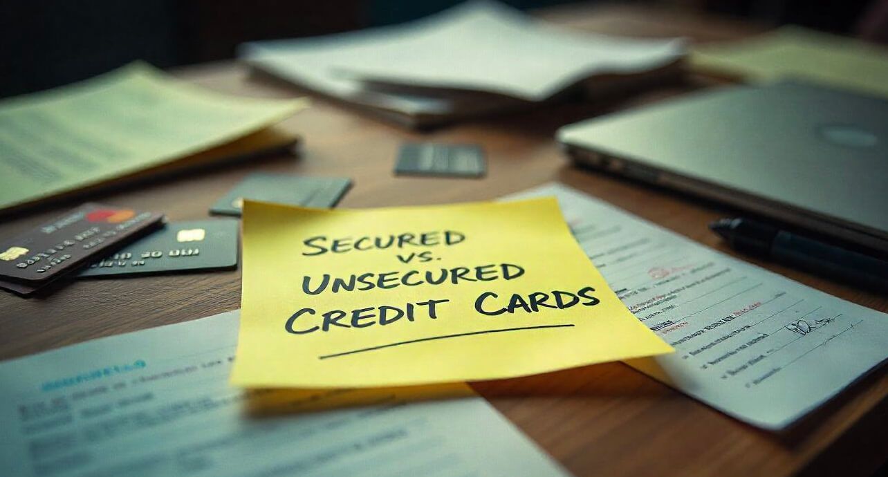 secured vs. unsecured credit cards